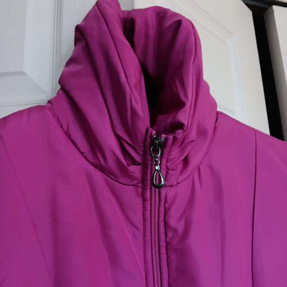 Oleg Cassini Pink Sport Women Puffer Vest Size M - Picture 5 of 6